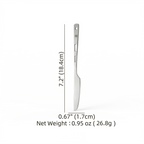 Movoloro 3-Piece Titanium Cutlery Set