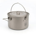 Movoloro 98 fl oz Large Titanium Stockpot with Bail Handle