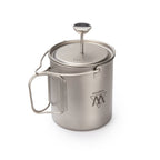 Movoloro 25.4 fl oz Titanium French Press Coffee Maker