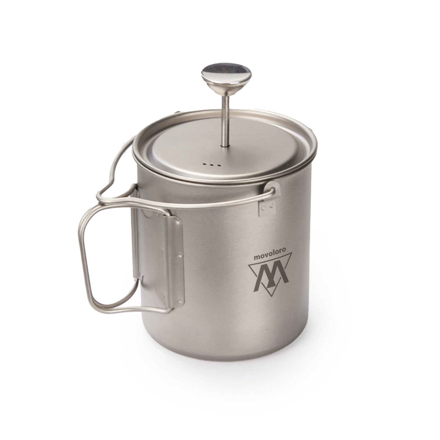 Movoloro 25.4 fl oz Titanium French Press Coffee Maker