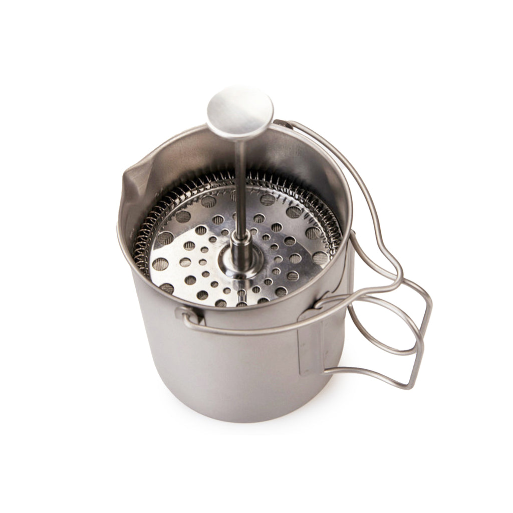 Movoloro 25.4 fl oz Titanium French Press Coffee Maker