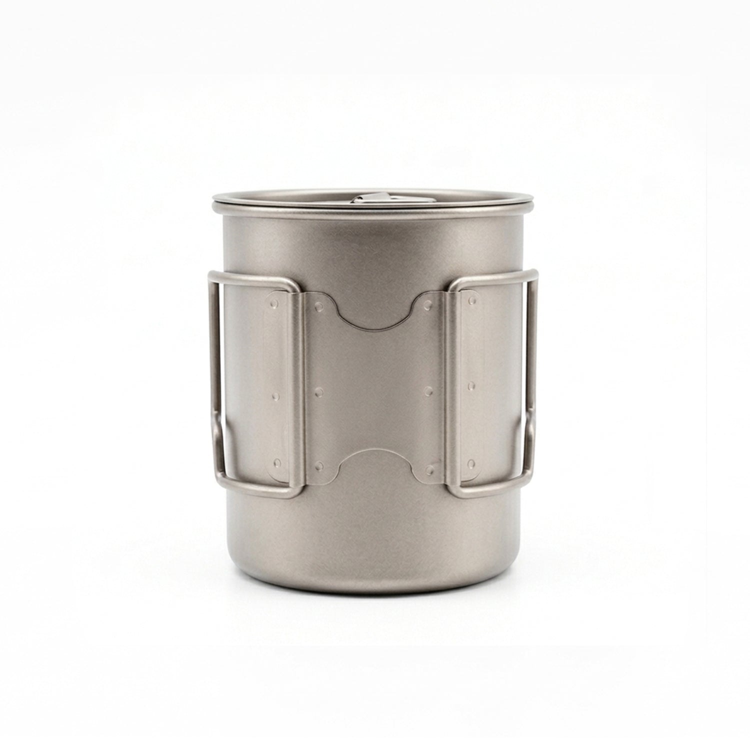 Movoloro 15.2 fl oz Titanium Mug with Folding Handles & Lid