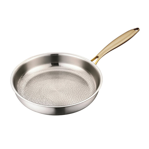 Movoloro 11.8-inch Titanium Wok with Hammered Non-Stick Surface